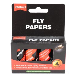 Rentokil Fly Papers 4 Pack